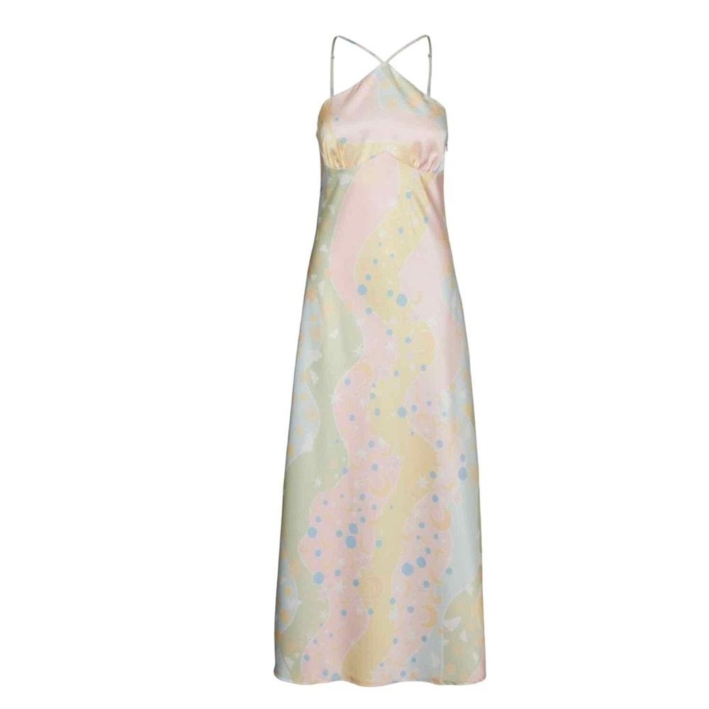 Something New Claudia Halter Maxi Dress Size XL